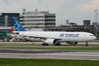 C-GCTS @ EGCC - Air Transat - by Chris Hall