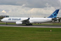 C-GCTS @ EGCC - Air Transat - by Chris Hall