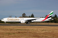 A6-EGG @ KPAE - KPAE/PAE Boeing 187 taxying for departure on first flight.