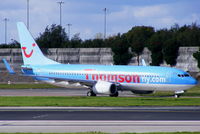 G-FDZB @ EGCC - Thomson - by Chris Hall