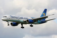 G-TCBC @ EGCC - Thomas Cook B757 with Egypt, where it all begins colour scheme - by Chris Hall