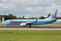 G-FDZB @ EGCC - Thomson - by Chris Hall