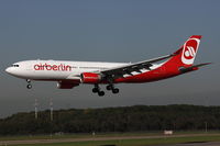 D-ALPI @ EDDL - Air Berlin, Airbus A330-223, CN: 0828 - by Air-Micha
