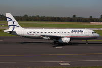 SX-DVM @ EDDL - Aegean Airlines, Airbus A320-232, CN: 3439 - by Air-Micha