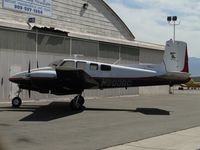 N800DC @ CNO - Superfrog is parked near a hanger - by Helicopterfriend