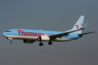 G-FDZB @ EGCC - Thomson - by Chris Hall