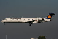 D-ACPE @ EGCC - Lufthansa Regional - by Chris Hall