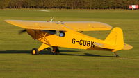 G-CUBW @ EGTH - G-CUBW (Piper J-3 Cub replica) at Shuttleworth Autumn Air Display, October, 2011