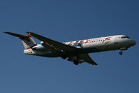 OE-LVM @ LOWG - Austrian Arrows Fokker 100 at GRZ