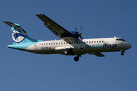 OM-VRB @ LOWG - Blue Danube Wings ATR-72 at GRZ