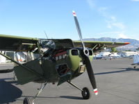 N354X @ SZP - 1957 Cessna L-19E BIRD DOG, Continental O-470-11B 213 Hp, fixed pitch prop, 1st L-19 delivered to front lines in Korean War 16 Feb. 1951. So many ordered-price dropped to near $13,000 each. - by Doug Robertson