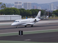 N723QS @ KSMO - N723QS departing from RWY 21 - by Torsten Hoff