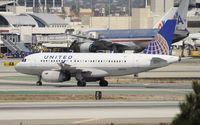 N801UA @ KLAX - Arriving at LAX - by Todd Royer