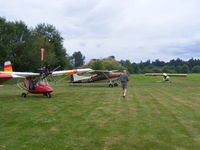 N4074Y - N4074Y at daybreak (corn patch) landing strip. - by Wolf Emonds