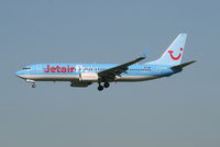 OO-JAH @ EBBR - Arrival to RWY 25L