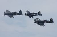 N240CF @ YIP - F4U-4