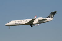 S5-AAG @ EBBR - Arrival to RWY 25L - by Daniel Vanderauwera