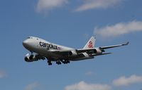 LX-YCV @ KORD - Boeing 747-400F - by Mark Pasqualino