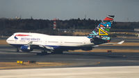 G-BNLJ @ NRT - British Airways. Spcl cs made by Ndebele Martha , South Africa. - by Henk Geerlings