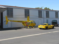 N7523T @ SZP - 2004 Robinson R44 RAVEN II, Lycoming IO-540 derated to 245 Hp for 5 minutes, 205 Hp continuous, yellow toys for big boys - by Doug Robertson