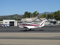 N7526J @ SZP - 1968 Piper PA-28R-180 ARROW, Lycoming IO-360-B1E 180 Hp, landing roll Rwy 22 - by Doug Robertson