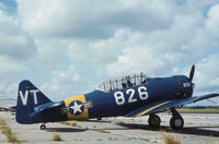 N3272G @ PBI - SNJ-5 ex USN Bu.84826 seen at Palm Beach in November 1979. - by Peter Nicholson