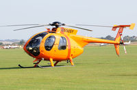 N500SY @ EGSU - Mcdonnell Douglas Helicopter 369E