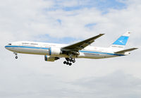 9K-AOB @ EGLL - Boeing 777-269