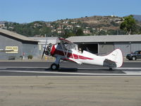 N32135 @ SZP - 1941 Waco UPF-7, Continental W670 220 Hp, set for Takeoff Rwy 22 - by Doug Robertson