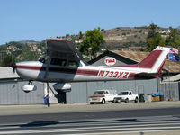 N733XZ @ SZP - 1977 Cessna 172N, Lycoming O-320-H2AD 160 Hp, landing Rwy 22 - by Doug Robertson