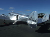 VH-HID @ YECH - VH-HID @ YECH Lockheed 12-A Electra Junior at Echuca Air Show (rear view) - by Anton von Sierakowski