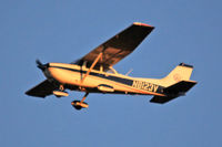 N8123V @ EEN - Last sun on short final runway 02, Dillant-Hopkins Airport, Keene, NH - by Ron Yantiss