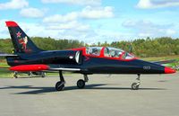 N828BJ @ CYND - Taxing after a flight demo. - by Dirk Fierens