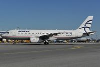 SX-DGE @ LOWW - Aegean Airbus 320 - by Dietmar Schreiber - VAP