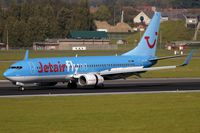 OO-JAQ @ EBBR - decelerating after touchdown - by Friedrich Becker
