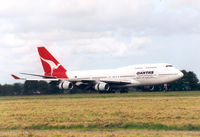 VH-OJB @ EHRD - Qantas ; 
Charter flt into Rotterdam to  pickup of the Australian soccer team who played a test match in Rotterdam on the occasion of the World Cup Soccer in France.
Flt departed to Suttgard - by Henk Geerlings