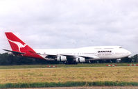 VH-OJB @ EHRD - Qantas ; 
Charter flt into Rotterdam to  pickup of the Australian soccer team who played a test match in Rotterdam on the occasion of the World Cup Soccer in France.
Flt departed to Suttgard - by Henk Geerlings
