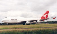 VH-OJB @ EHRD - Qantas ; 
Charter flt into Rotterdam to  pickup of the Australian soccer team who played a test match in Rotterdam on the occasion of the World Cup Soccer in France.
Flt departed to Suttgard - by Henk Geerlings