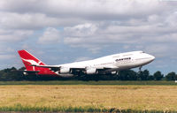 VH-OJB @ EHRD - Qantas charter flight. Dep.to STR - by Henk Geerlings
