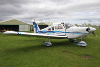 G-AYAW @ X5FB - Piper PA-28-180 Cherokee at Fishburn Airfield, August 2011. - by Malcolm Clarke