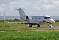M-ERCI @ EGNV - Canadair CL-600-2B16 Challenger 605 at Durham Tees Valley Airport, September 2011. - by Malcolm Clarke
