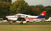 G-OWAR @ EGLD - Ex: N9521N > TF-OBO > G-OWAR - Originally owned to; BLS Aviation Ltd in February 1988 & Currently with; Bickertons Aerodromes Ltd since April 1992 - by Clive Glaister