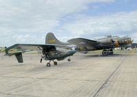 G-ODVB @ EGSU - Duxford in 2008. Pilot and Owner, Richard Slatter. Opportunistic bit of parking... - by Richard Slatter