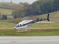 N194TA @ KTRI - Bell 206L-3 Helicopter practicing landings at Tri-Cities Airport (KTRI) in Blountville, TN on October 12, 2011.