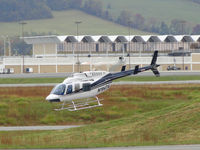 N194TA @ KTRI - Bell 206L-3 Helicopter practicing landings at Tri-Cities Airport (KTRI) in Blountville, TN on October 12, 2011.