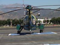 N950SB @ POC - Parked at LA County helipad 1 waiting for call out - by Helicopterfriend