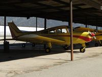 N3575R @ CCB - Parked in the outside hanger area - by Helicopterfriend