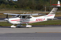 N285LP @ PDK - 2003 Cessna 182T N285LP taxiing to parking after landing. - by Dean Heald