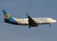 UR-GAQ @ LEBL - Landing rwy 25R - by Shunn311