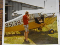 N85138 @ CLOW - I think I owned this aircraft back in the early 70's!
It was based at Clow Airport, Illinois when it was still
just a grass runway.  Not to far from Dupage airport, near Lisle and Naperville.  Had a lot of fun in this old
bird!  Chuck S. - by Chuck Stone